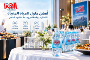 أفضل حلول المياه المعبأة للفعاليات والمطاعم وخدمات تقديم الطعام