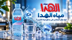 مياه الهدا وطعم المياه: كيف تؤثر المعادن على مذاق مياه الشرب؟
