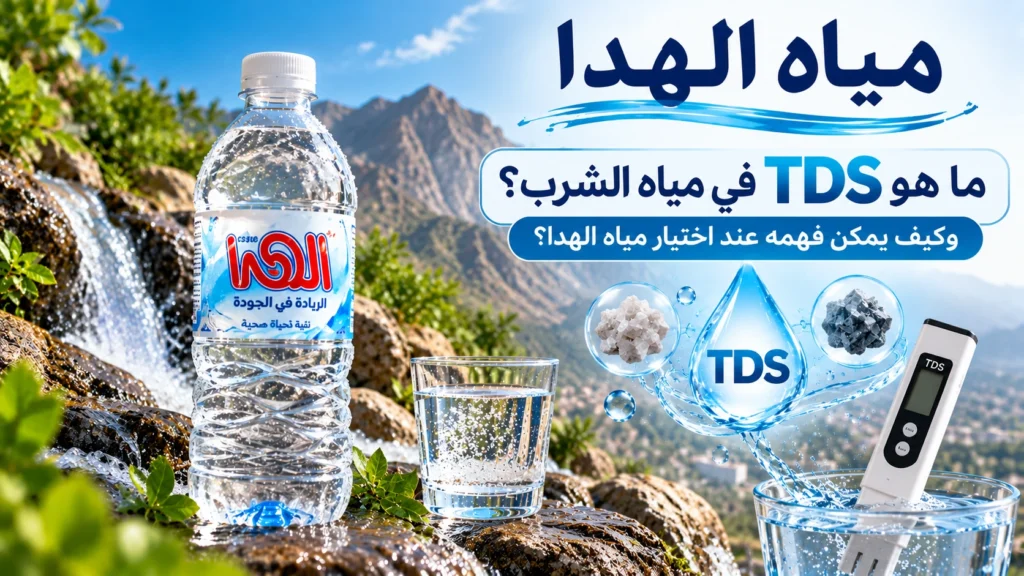 مياه الهدا وقياس TDS في مياه الشرب