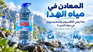 المعادن في مياه الهدا: ماذا يعني الكالسيوم والمغنيسيوم في مياه الشرب؟